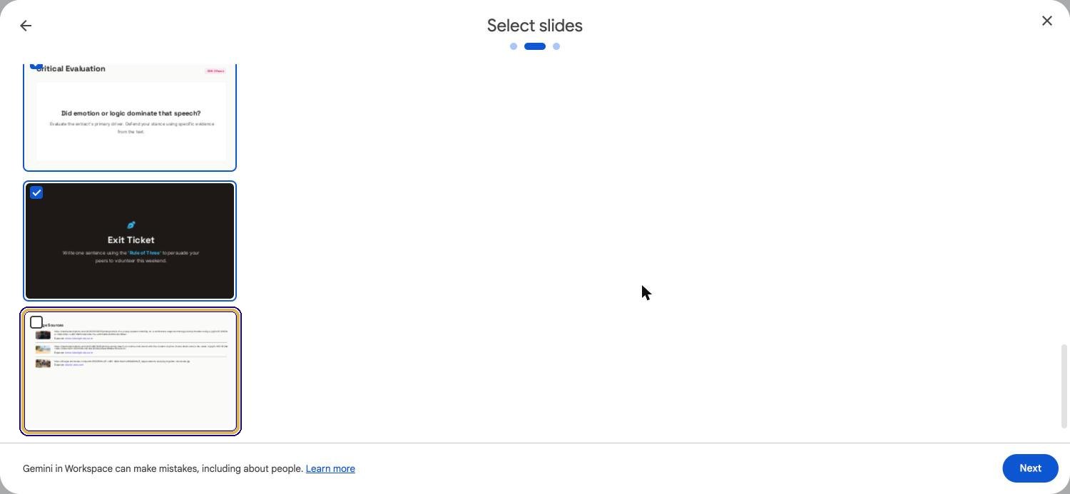 The Image Sources slide unticked at the bottom of the list