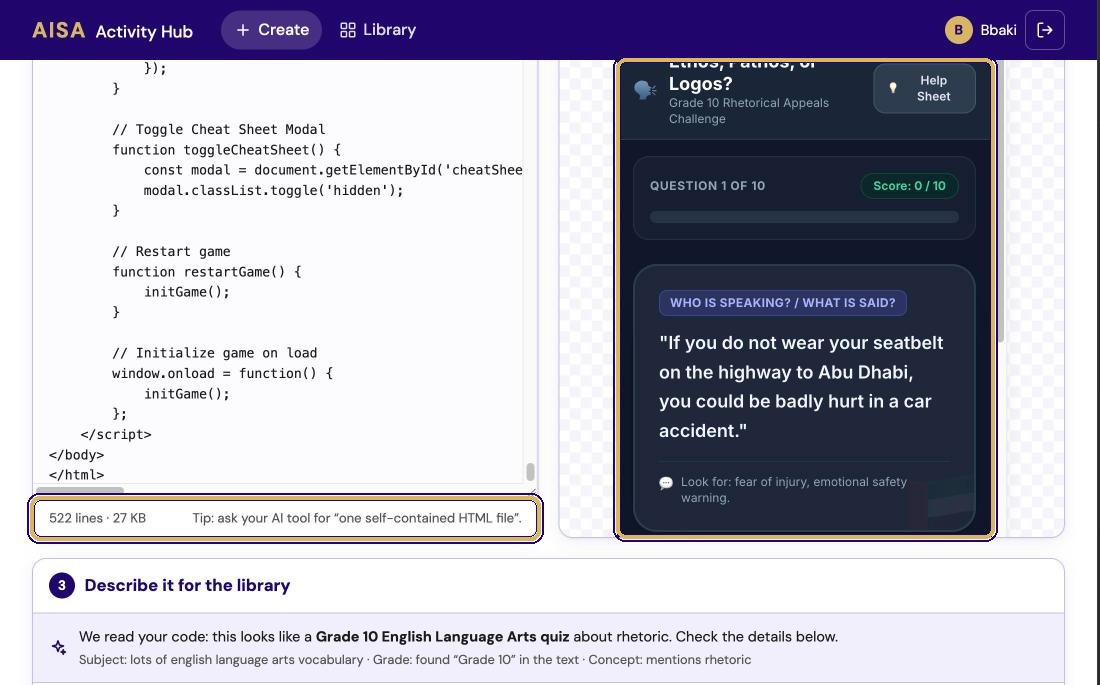 Preview switched to phone size, and the line count 522 lines, 27 KB highlighted under the code